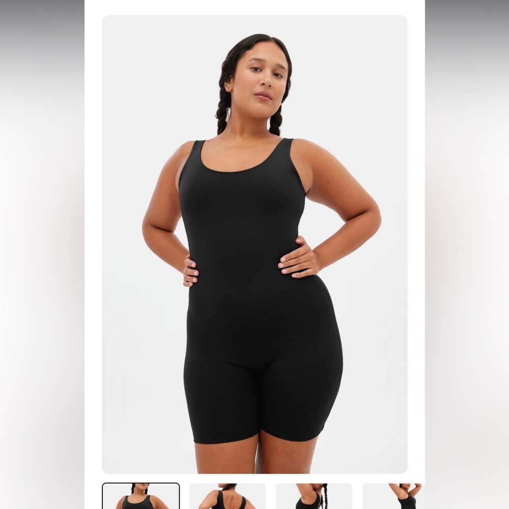 Girlfriend Collective bike short leotard